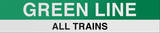 Green Line Boston/Green Line Sign