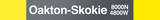 Oakton-Skokie Chicago Sign