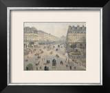 Avenue de l'Opéra  soleil  matinée d'hiver