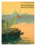 Istambul Messageries Maritimes c1925