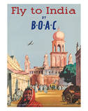 India by BOAC c1955