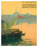 Istambul Messageries Maritimes c1925