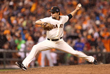 San Francisco  CA - Oct 22: San Francisco Giants v St Louis Cardinals - Javier Lopez