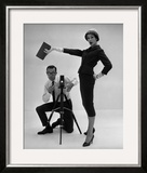 John French and and Daphne Abrams in a Tailored Suit  1957