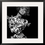 Floral Projection on Model  1960s