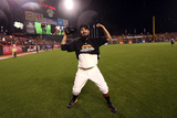 San Francisco  CA - Oct 22: San Francisco Giants v St Louis Cardinals - Sergio Romo