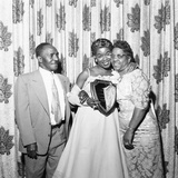 Sarah Vaughan celebrating Sarah Vaughan Day with her parents - 1957