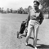 Sarah Vaughan on golf course