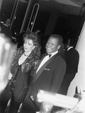 Sidney Poitier and Jackie Collins - 1990