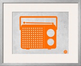 Orange Transistor Radio