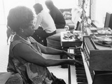 Sarah Vaughan at piano