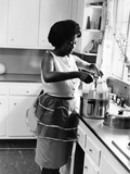 Sarah Vaughan at home - 1961