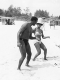 Nina Simone and Brock Peters - 1962