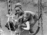 Eartha Kitt and Daughter - 1965