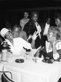Dinah Washington  Louis Armstrong  Lucille Armstrong - 1961