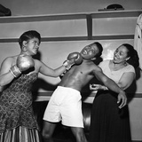 Sugar Ray Robinson  Ruth Brown  and Blanche Calloway