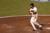 San Francisco  CA - Oct 25: San Francisco Giants v Detroit Tigers - Angel Pagan and Hunter Pence