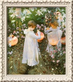 Chinese Lanterns  Girls  1885