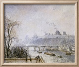 The Louvre and the Seine from the Pont Neuf  Morning Mist  1902