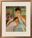 Young Mother Sewing