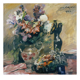 Flower Still Life (Calla and Lilac with Bronze)  1920
