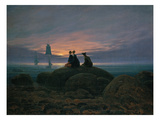Moon Rising over the Sea (See also Image Number 479)  1822