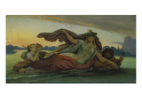 Die Donau Mit Ihren Nebenfluessen  um 1865()
