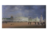 Panorama of Moscow  1839 Left Panel of the Triptych