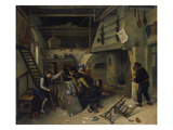 Fight Between Card Players in a Tavern  1664