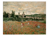 Mohnfeld Bei Vetheuil Ca1880
