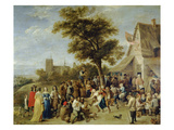 Peasants Merry-Making (Village Festival)  1637