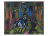 Kuehe Im Wald  1920/21