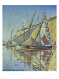 Sailboats in the Harbour of StTropez  1893