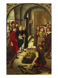 The Trial by Fire (The Burning of the Books or St Dominic De Guzman and the Albigensians)