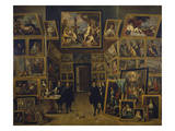 Archduke Leopold Wilhelm in His Picture Gallery in Brussels  about 1647