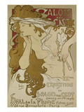 Poster for the Xv Exhibition of Salon des Cent 1896