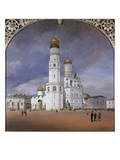 Panorama of the Kremlin  1839 Centre Panel of the Triptych