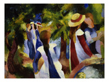 Girls under Trees  1914