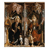 Kirchenvaeteraltar Mittelteil Innen: die HllAugustinus Und Gregor