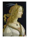 Idealized Portrait of a Lady (Allegedly Simonetta Vespucci)  about 1480