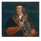 Portrait of Robert Cheseman Holding a Falcon  1533