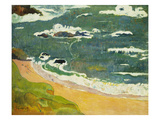 The Beach Near Le Pouldu  1889
