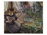 Lady at the Goldfish Basin  1911