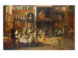 Gastmahl Im Hause des Buergermeisters Rockox  um 1630/1635