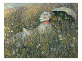 In the Flowering Meadow (Dans La Prairie)  1876