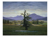 Der Einsame Baum (Dorflandschaft Bei Morgenbeleuchtung) (See also Image Number 1433  1823