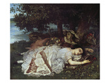 Girls on the Banks of the Seine  1856/57