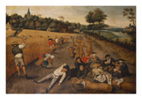 Summer: Harvesters Working and Eating in a Cornfield  1624
