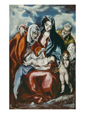 The Holy Family with Saint Anne and the Infant John the Baptist  about 1595/1600