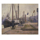 The Mary in the Port of Honfleur  1886